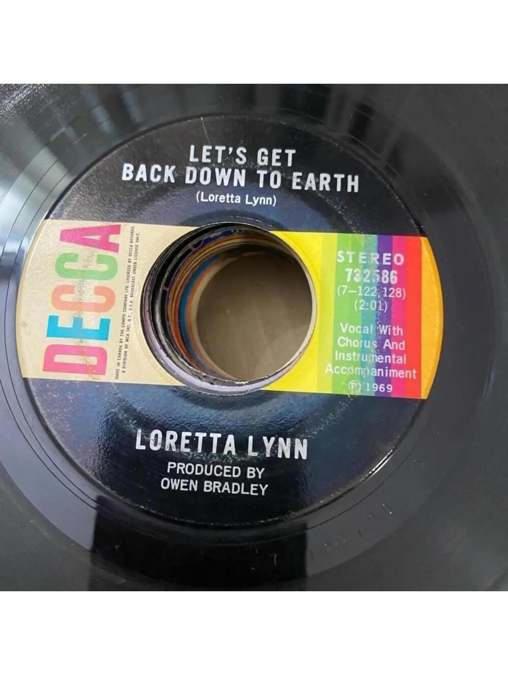 Loretta Lynn - Wings upon your Horns 732586 45rpm VG+ R16